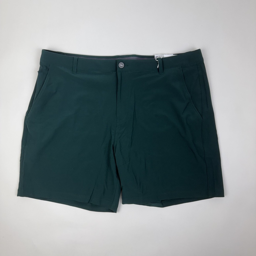 New Mens Puma 101 Solid Dark Green 7" Inseam Outdoor Golf Shorts Size 40 NWT